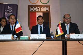 وزير الرياضة والسفير الفرنسي يشهدان...