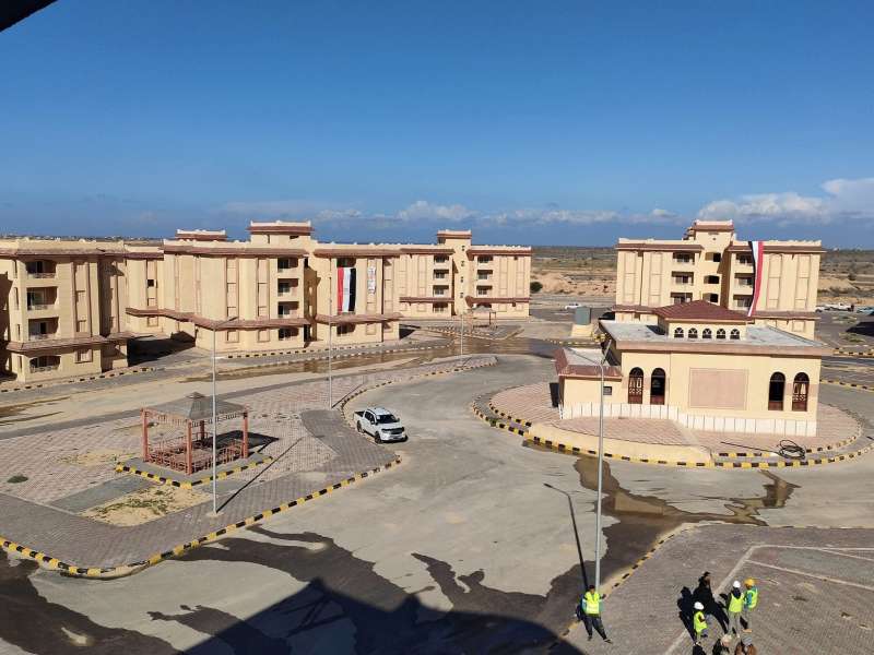 بالصور .. مدينة رفح المصرية الجديدة تستعد لاستقبال الآلاف من سكانها