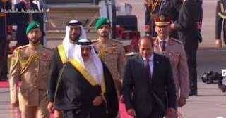 الرئيس السيسى يستقبل العاهل البحرينى...
