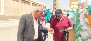 متابعة مستمرة لاعمال استقبال محصول...