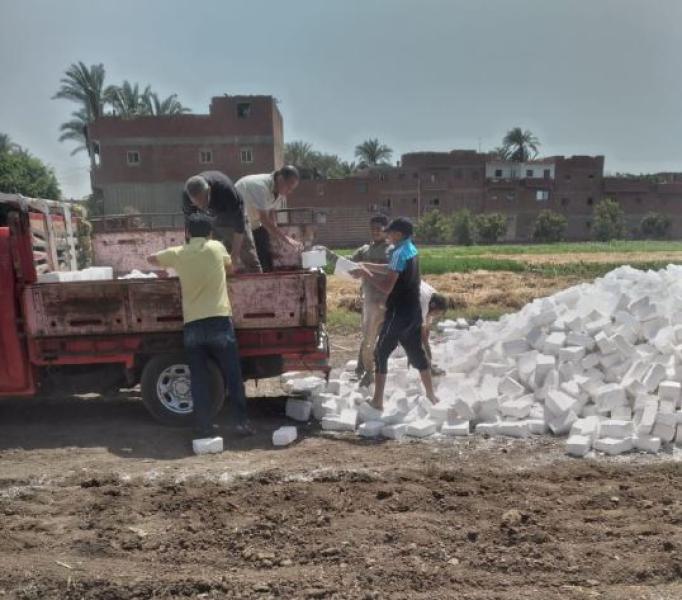 جهود الوحدة المحلية لمركز ومدينة بني سويف في ملفات النظافة والتجميل وتحسين مستوى الخدمات