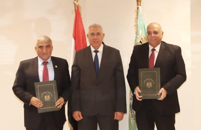 بروتوكول تعاون بين البحوث الزراعية والصحراء مع (أكساد) في مجال فى التكيف مع التغيرات المناخية
