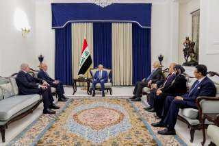رئيس الجمهورية العراقى يستقبل وزير...