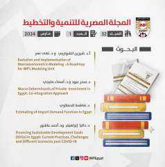 المجلة المصرية للتنمية والتخطيط التابعة...
