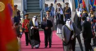 الرئيس السيسى يستقبل أمير الكويت...