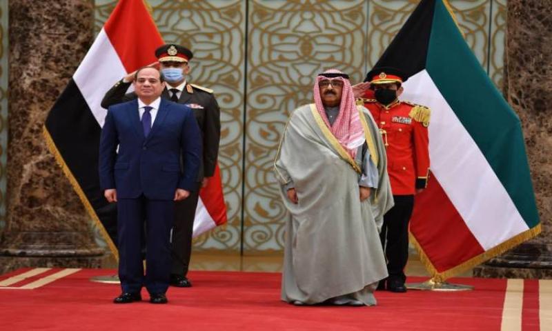 الرئيس السيسي ةأمير دولة الكويت