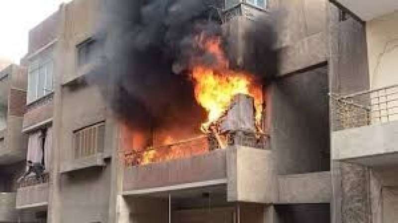الحماية المدنية تسيطر على حريق في عقار سكني بالمهندسين
