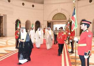 أمير الكويت الشيخ مشعل الأحمد...