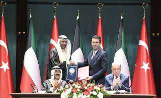 أمير الكويت ورئيس تركيا يشهدان...