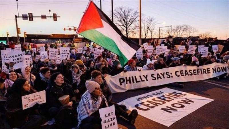 احتجاجات داعمة لفلسطين