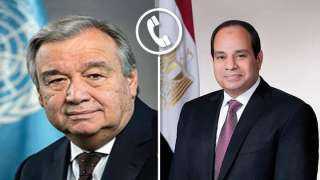 الرئيس السيسى وجوتيريش يحذران من...