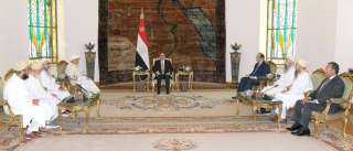 الرئيس السيسى يستقبل سلطان طائفة...