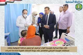 محافظ المنوفية يتفقد مستشفى قويسنا...