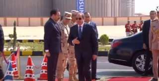 الرئيس السيسى يصل مقر افتتاح...