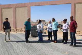 محافظ الوادي الجديد يتفقد التشطيبات...
