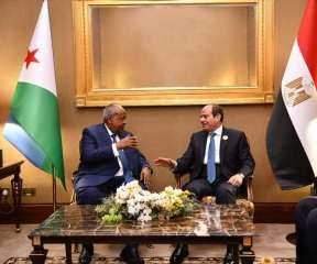 الرئيس السيسي ونظره الجيبوتى يؤكدان...