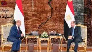 الرئيس السيسي يلتقى رشاد العليمى...
