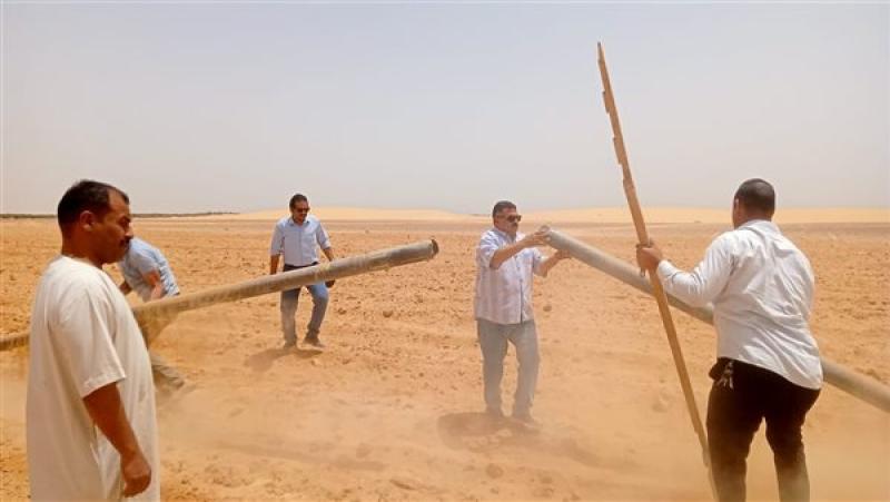 إزالة تعديات ومخالفات بناء بمركزي مطاي والمنيا