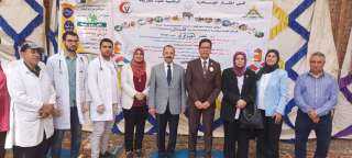 رئيس جامعة بنها يتفقد فعاليات...