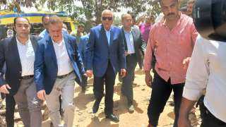 محافظي الجيزة والمنوفية يتفقدان موقع...