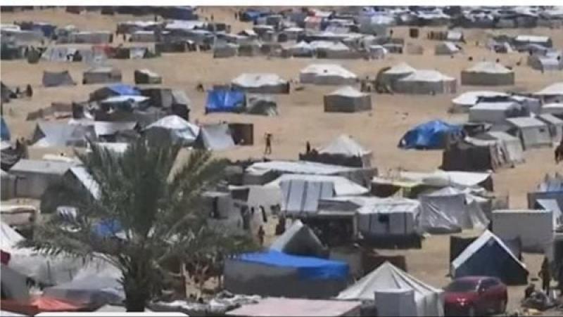 خيام النازحين في رفح الفلسطينية