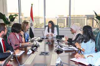 وزيرة التعاون الدولي تستقبل وفد...