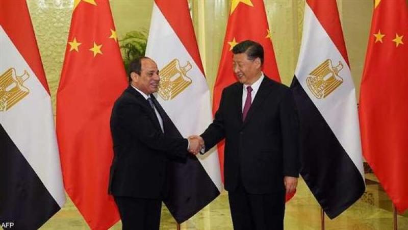 السيسي والرئيس الصيني