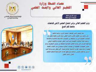 حصاد أنشطة وزارة التعليم العالي...