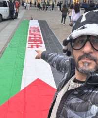 أحمد حلمي يدعم القضية الفلسطينية...