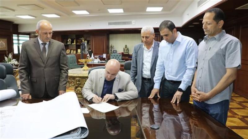 محافظ بنى سويف من الحدث