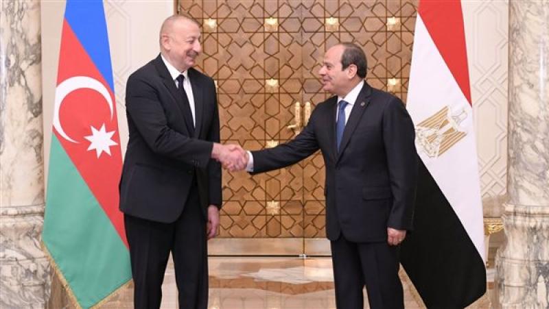 الرئيس السيسي ورئيس إذربيجان