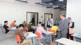 رئيس جامعة المنصورة الأهلية يتفقد...