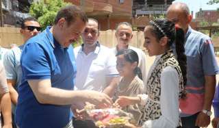 محافظ المنوفية يفتتح توسعات مدرسة...
