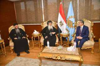 محافظ الغربية يستقبل الأنبا بولا...