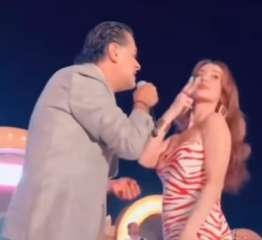 شاهد.. راغب علامة يحضن معجبة...