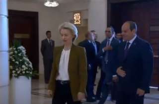 الرئيس السيسى يصل مقر افتتاح...
