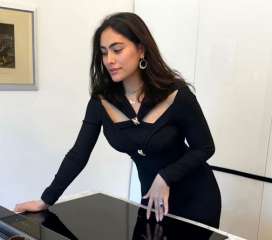 شاهد.. أحدث إطلالة للفنانة هاجر...