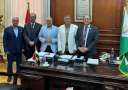 رئيس جامعة حلوان يلتقي محافظ...