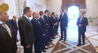 الرئيس عبد الفتاح السيسي والسيدة...