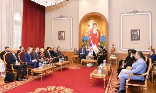 البابا تواضروس يستقبل الرئيس الصربي...