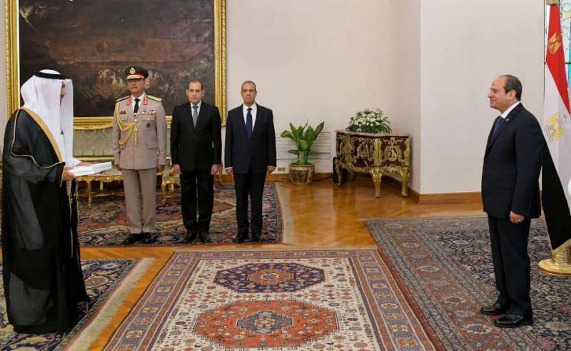 الرئيس السيسي يتسلم أوراق اعتماد اثني عشر سفيراً جديداً لدى جمهورية مصر العربية