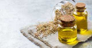 زيت السمسم للشعر الخشن والجاف