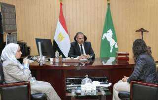 محافظ الشرقية يلتقي مدير عام...