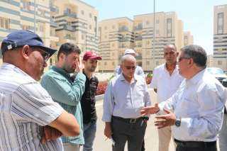 رئيس جهاز مدينة السادات يتفقد...