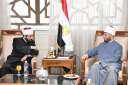 وزير الأوقاف يستقبل سماحة مفتي...