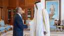 أمير دولة قطر يستقبل وزير...