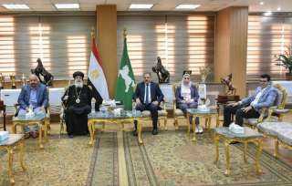 محافظ الشرقية يستقبل أسقف فاقوس...
