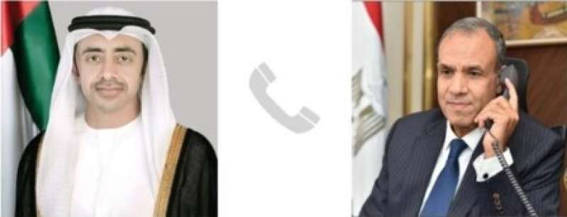 وزير الخارجية والهجرة يجري اتصالاً هاتفياً مع وزير خارجية دولة الإمارات