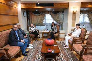 وزيرة التضامن الاجتماعي تستقبل وفد...