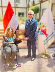 إيمان كريم تستقبل الرئيس التنفيذي...